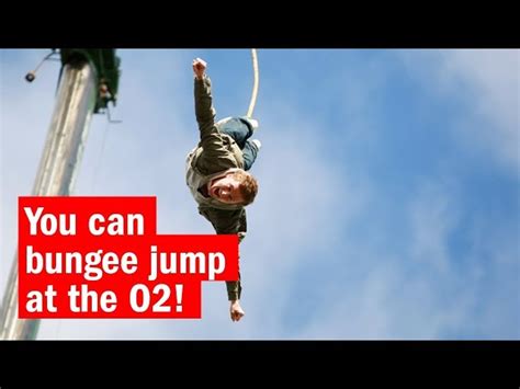 Would you do a 160ft bungee jump at the London O2 .